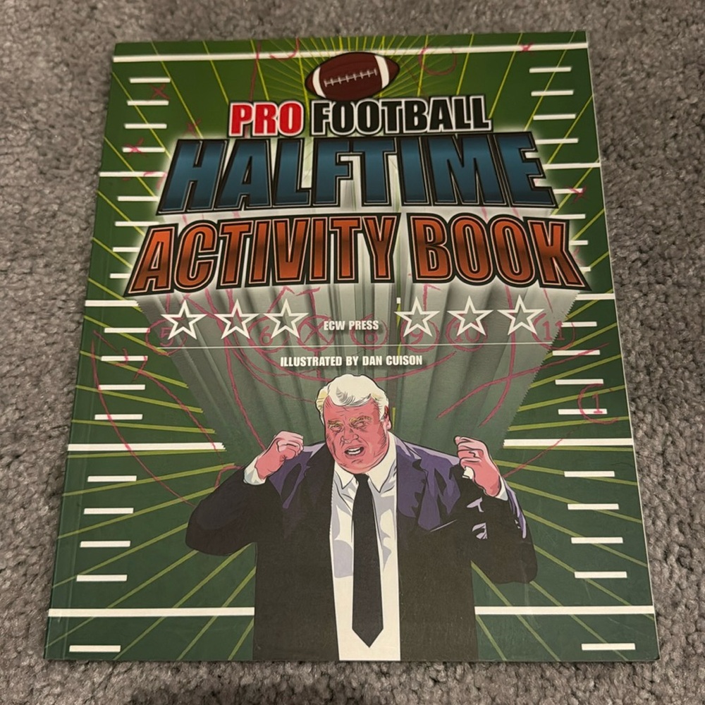 Pro Football Halftime Activity Book
